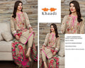 Khaadi Khaddar Embroidered Suit with Wool Shawl – Winter Collection (unstitched)