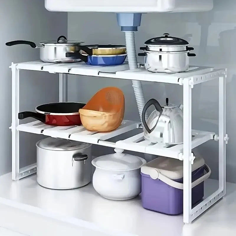 Sink Organizer & Storage Rack – Multi-Purpose Cabinet 