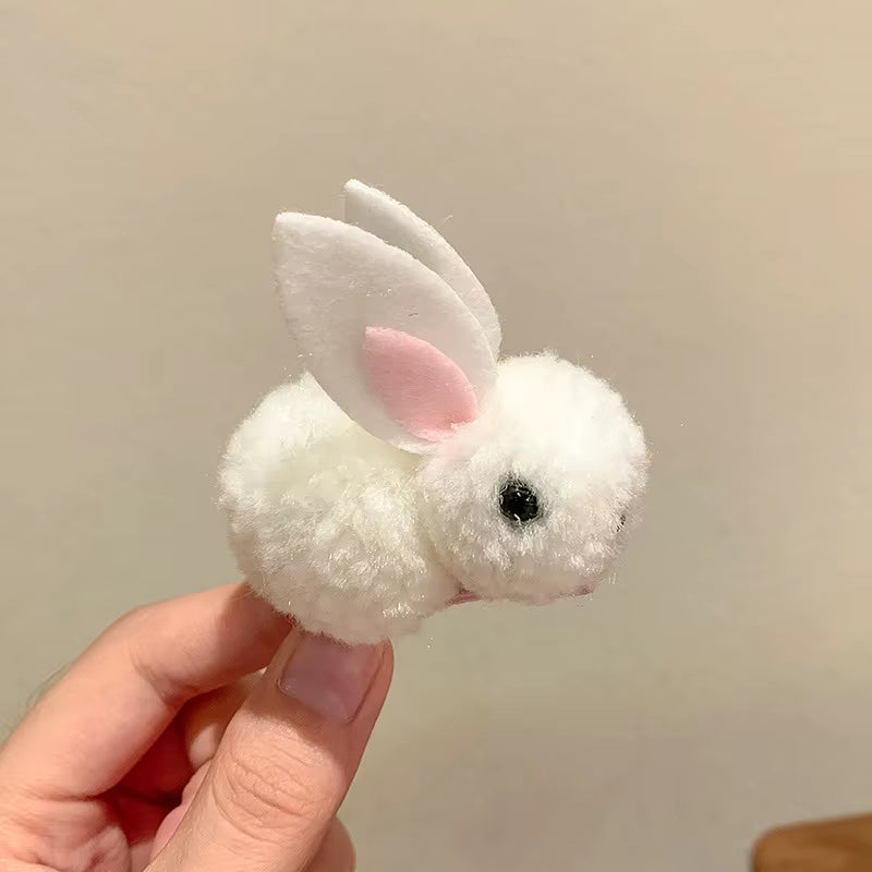 Pink Bunny Paw Hair Clips – Cute Hair Accessories for Girls & Ladies