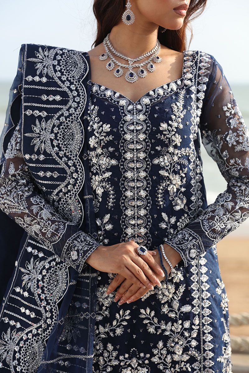 Gulaal Master Replica Net Embroidered Suit with Dupatta (unsitched)