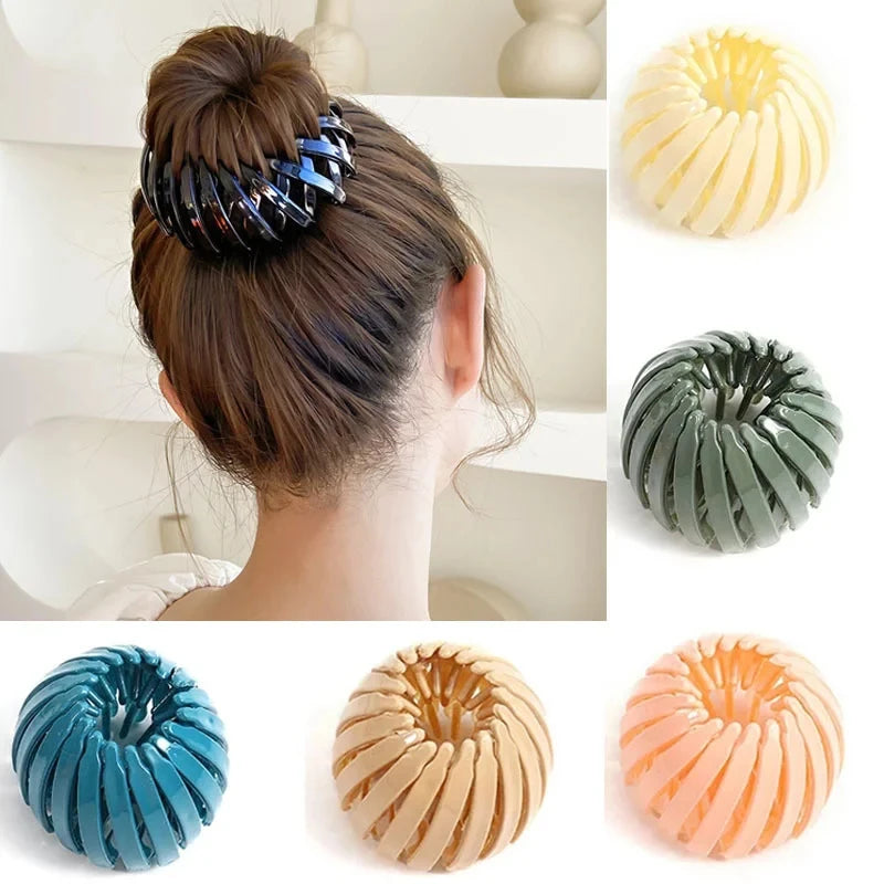  Women Bun Claw Clips Horsetail Buckle Clip Female Head wear