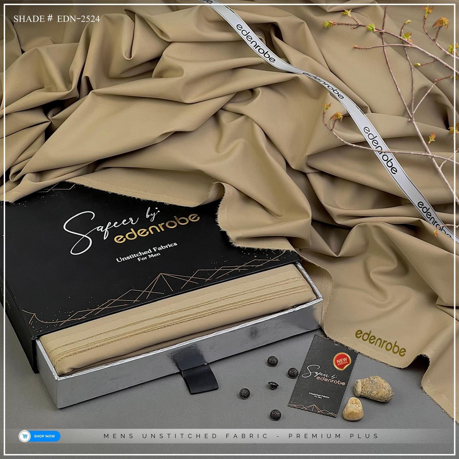 SAFEER (Unstitched) / edenrobe
Premium Wash’n Wear Fabric – Summer Edition
