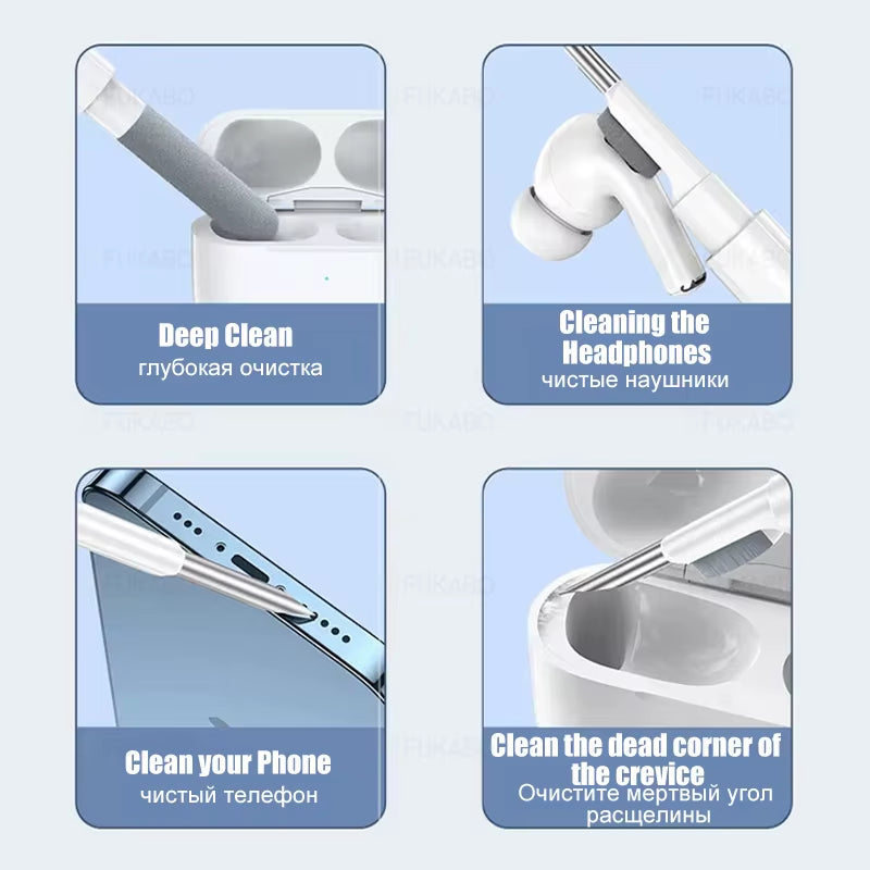 Cleaning Tool Kit For Bluetooth Earbuds/Case