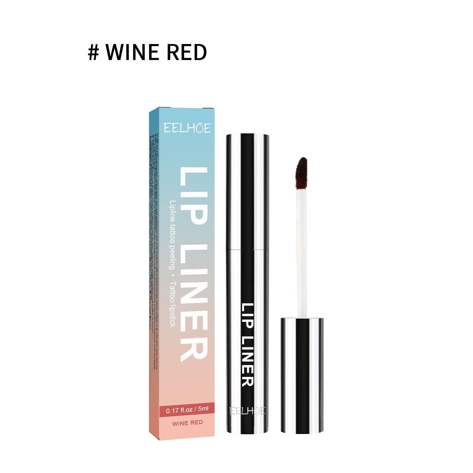 Peel-Off Lip Liner Tattoo – Waterproof Matte Tint (3 Colors)
