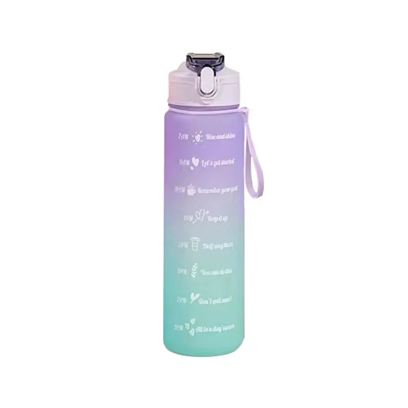 900ml Motivational Sports Water Bottle 