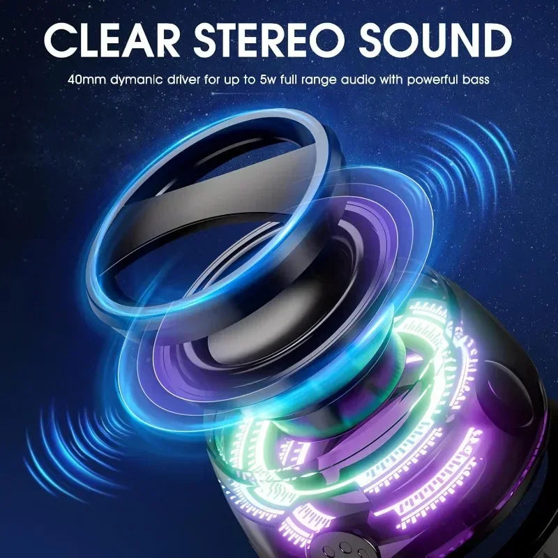 G200 Mini Bluetooth Speaker BT5.3 Magnetic Speaker with RGB