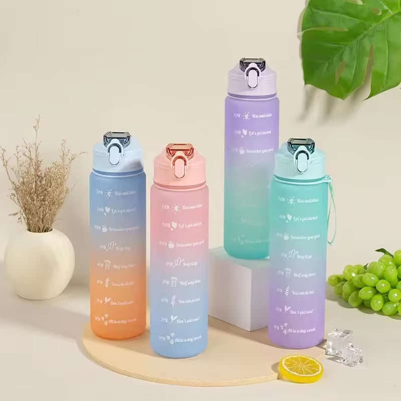 900ml Motivational Sports Water Bottle 