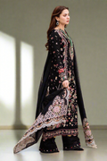 QALMAKAR Sahil unstitched black luxury lawn collection 2025