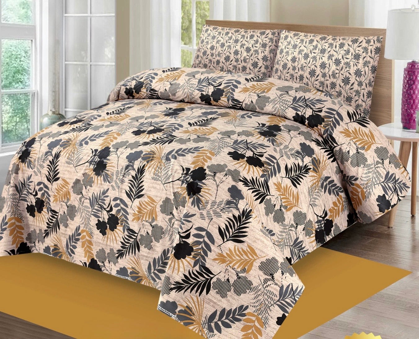 Dynasty King Size Bedsheet - Full set