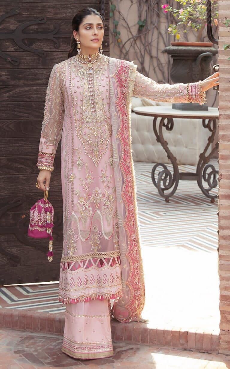 Afrozeh Stonework Organza 3PC (unstitched)