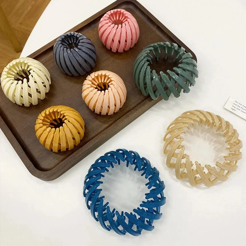  Women Bun Claw Clips Horsetail Buckle Clip Female Head wear