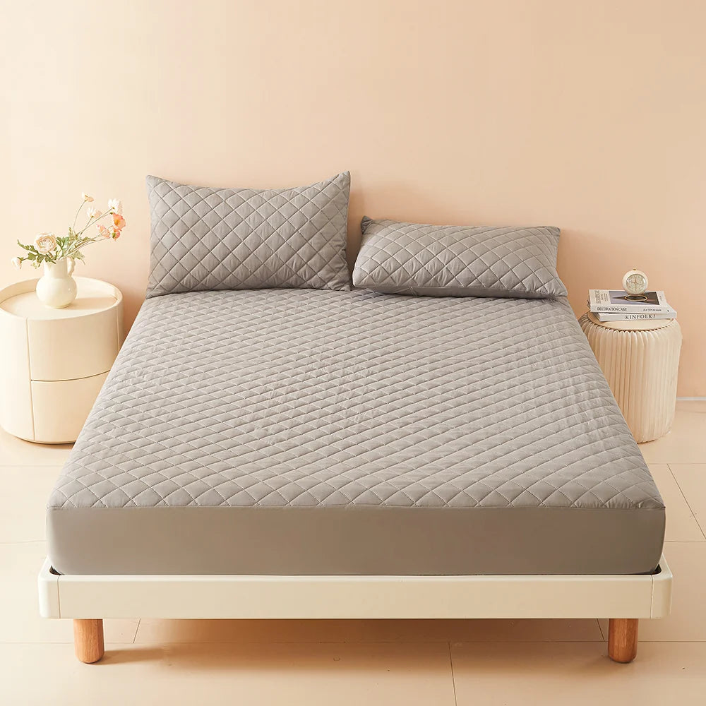 3D Air Fabric Waterproof Mattress Protector – Soft, Breathable & Fitted (No Pillowcase)