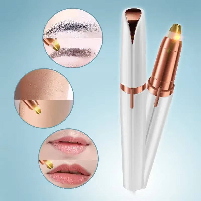 Electric Eyebrow Trimmer – USB Rechargeable Mini Hair Remover