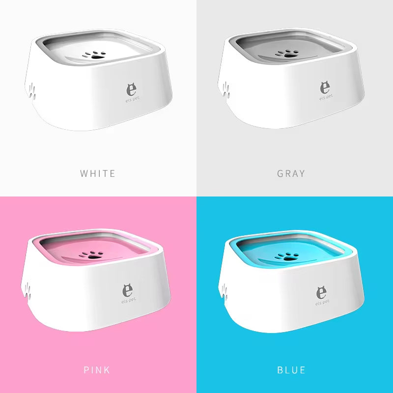 Anti-Splash Pet Water Bowl – Floating No-Spill Dispenser for Dogs & Cats