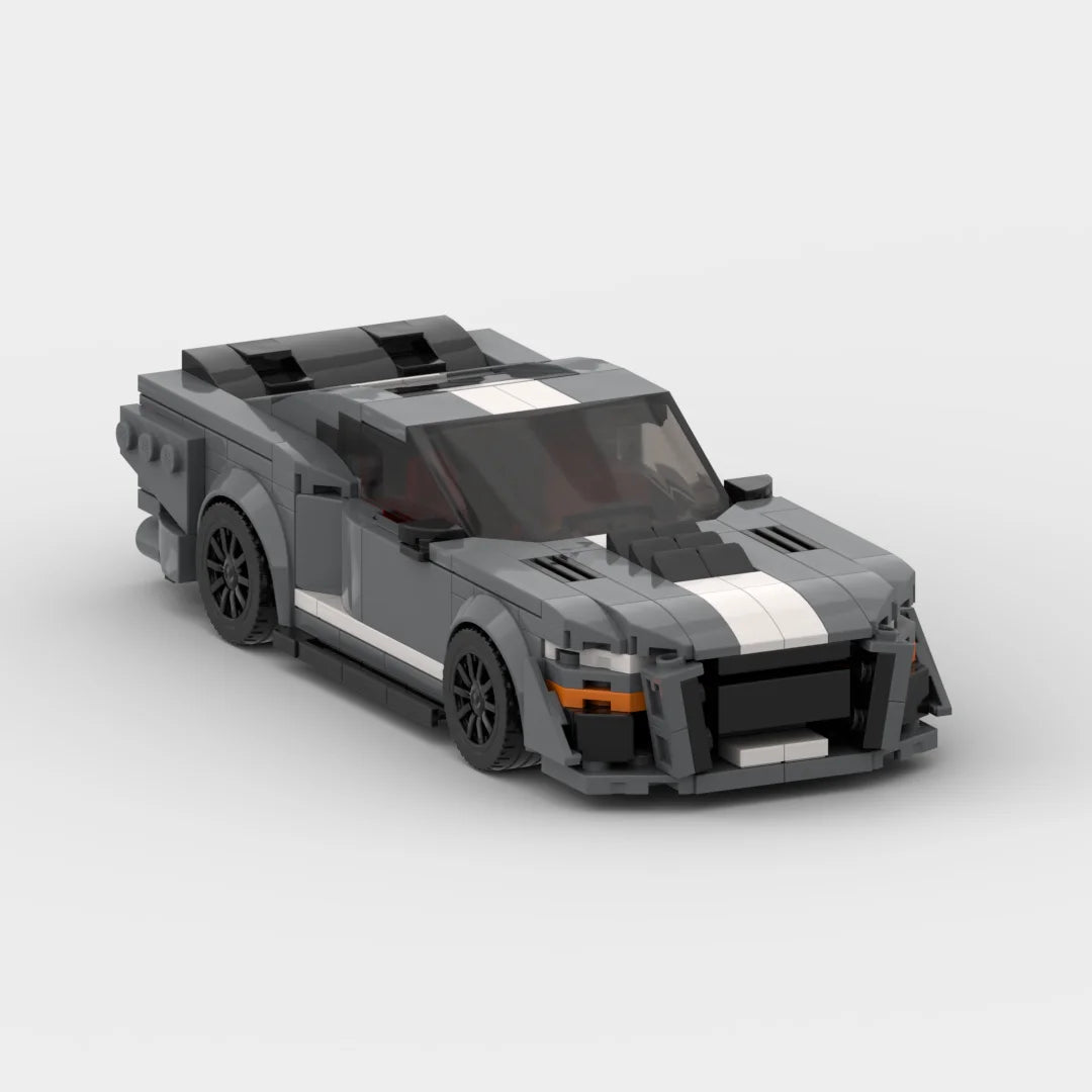 MOC Shelby GT500 – Racing Speed Champion Building Block Car Toy for Boys