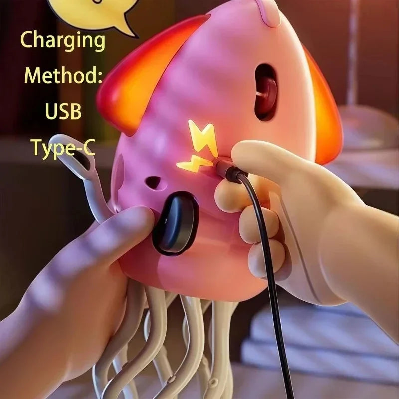 Electric Dancing Squid Toy With LED Lights and Music