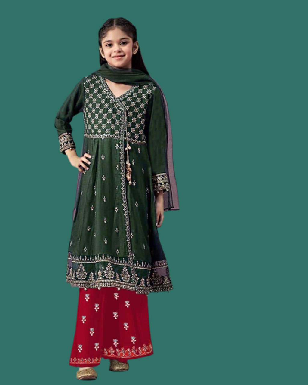 Maria .B (Unstitched) 3 piece kids collections 5-10 years