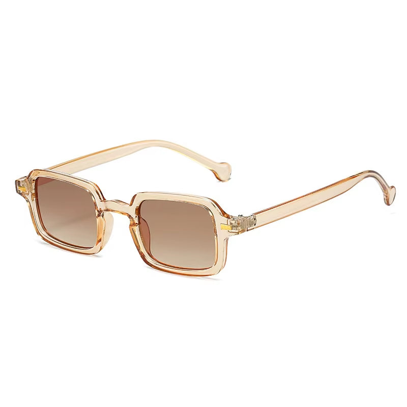 Vintage Chic Square Sunglasses – UV400 Summer Luxe