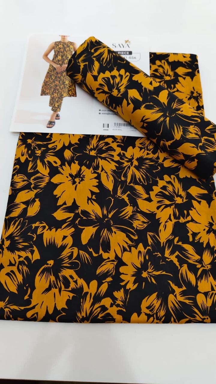 SAYA lawn 2 pc (unstitched)