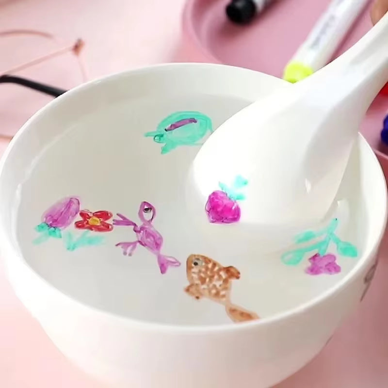 Magical Floating Water Pen Set – 8/12 Colors | Fun Whiteboard Marker