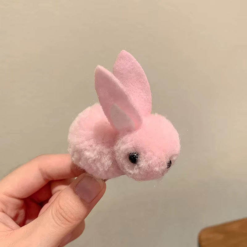 Pink Bunny Paw Hair Clips – Cute Hair Accessories for Girls & Ladies