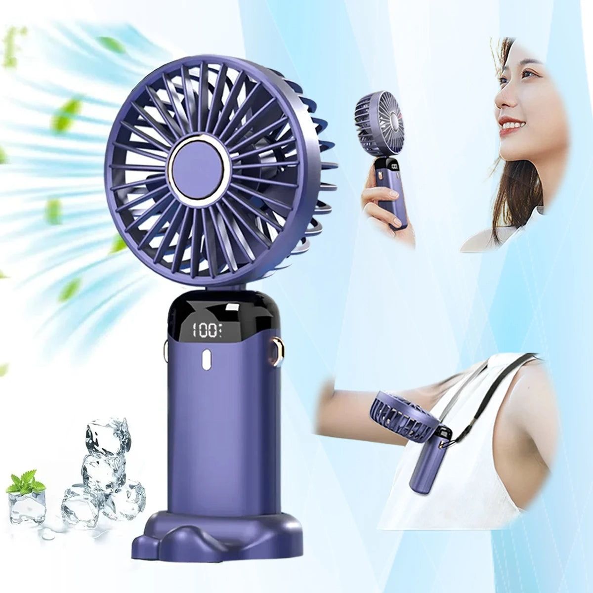 Rechargeable Mini Portable Handheld Electric Fan