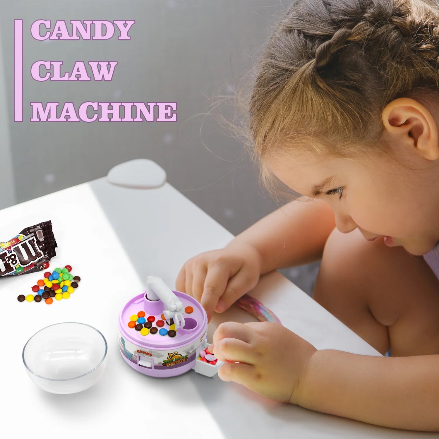 Mini Dinosaur Claw Grabber Toy – Capsule Fidget Game for Kids & Adults