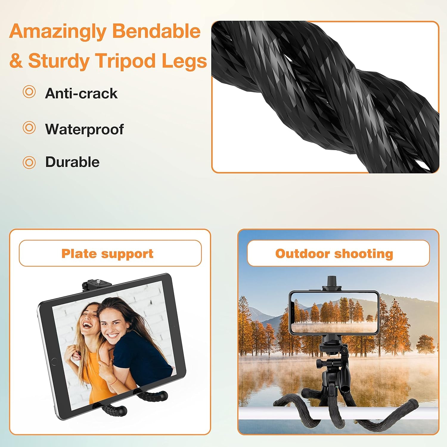 Flexible Phone Tripod & Selfie Stick