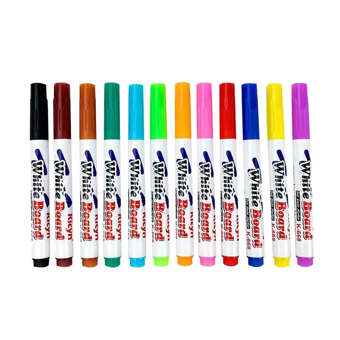 Magical Floating Water Pen Set – 8/12 Colors | Fun Whiteboard Marker