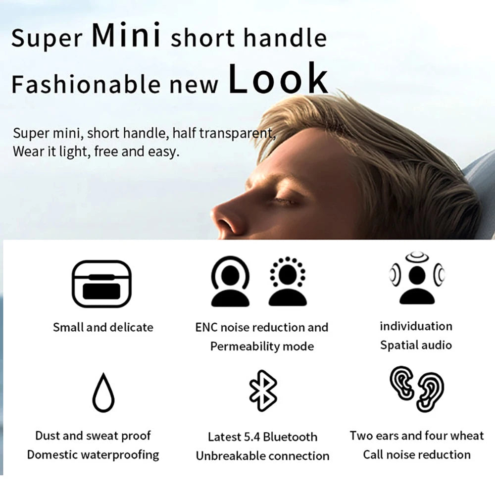 A12 Pro TWS Wireless Earbuds – ENC Noise Cancellation, Touch LCD, Super Bass, Equalizer & Long Battery Life