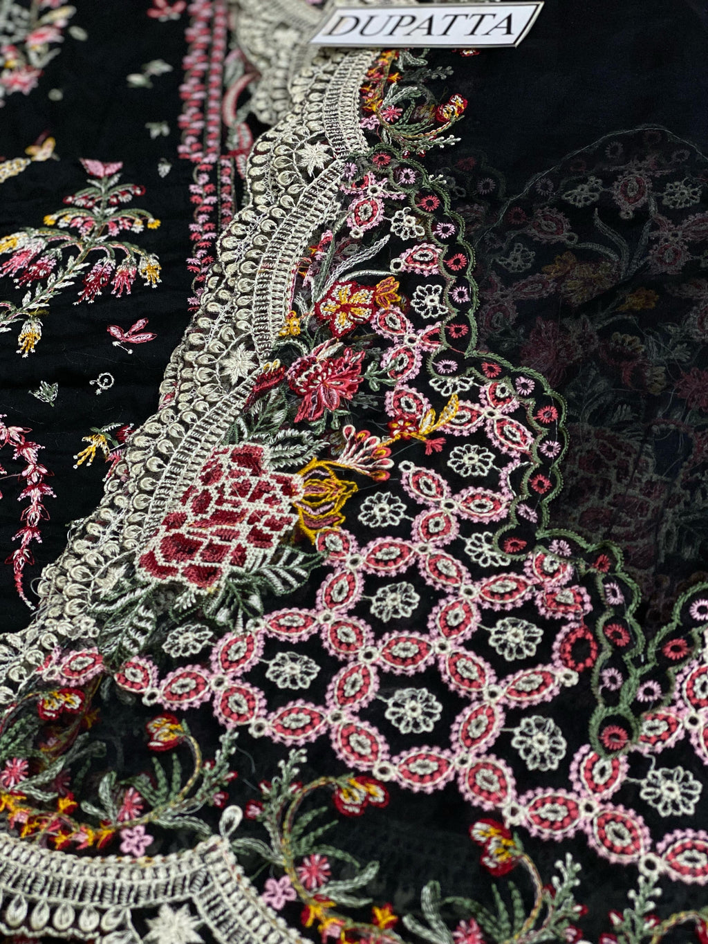 QALMAKAR Sahil unstitched black luxury lawn collection 2025