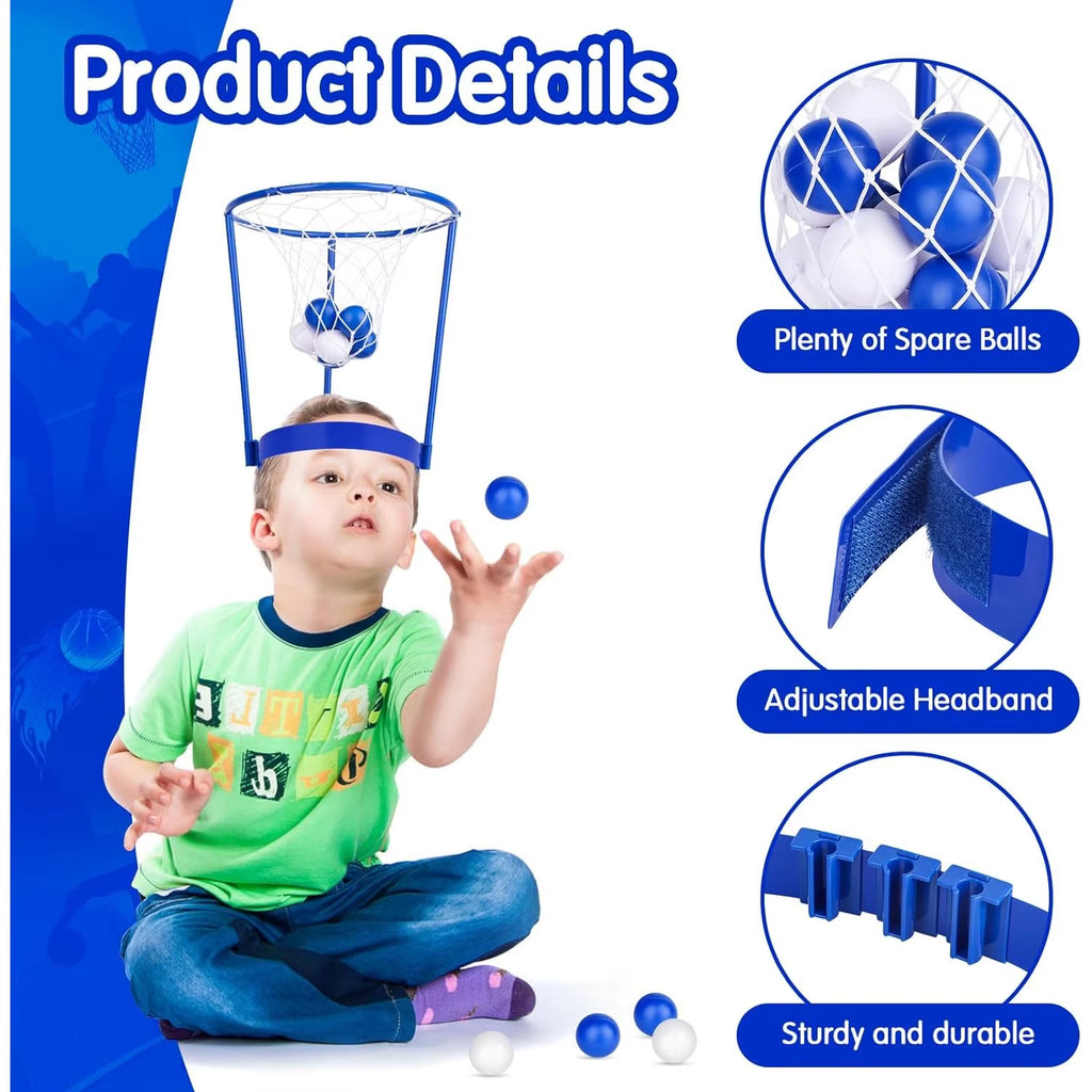  Head Hoop Basketball Game 2 pack – Adjustable Headband For Kids 