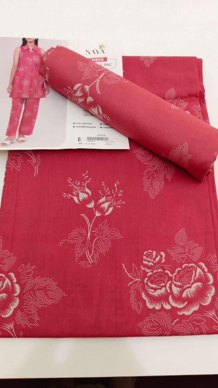 SAYA lawn 2 pc (unstitched)