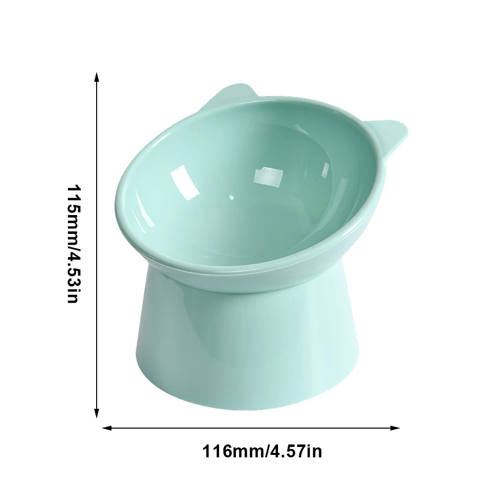  Elevated Food Bowl – Non-Slip Ergonomic Dish for Cats and Small Dogs