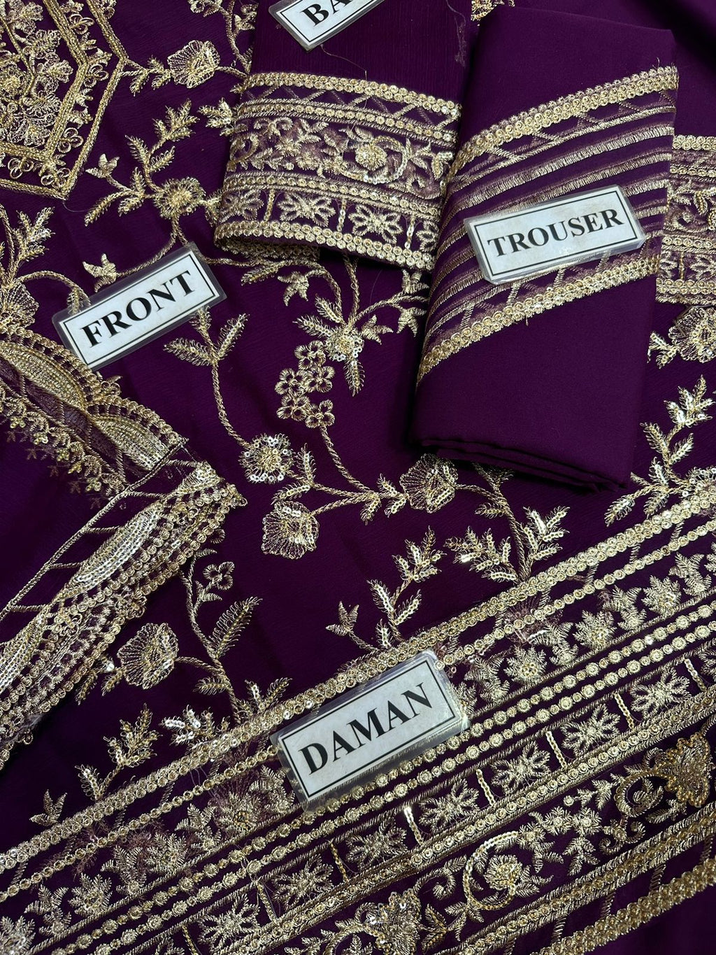 Maria B 2 Piece Embroidered Lawn Replica Suit (unstitched)