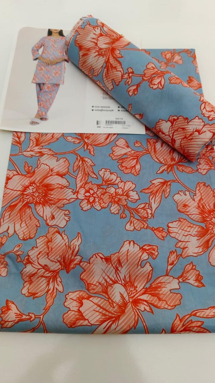SAYA lawn 2 pc (unstitched)
