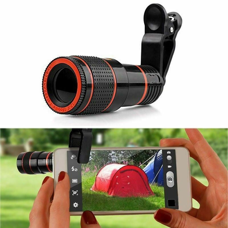 Universal 8x Optical zoom Mobile Clip on camera