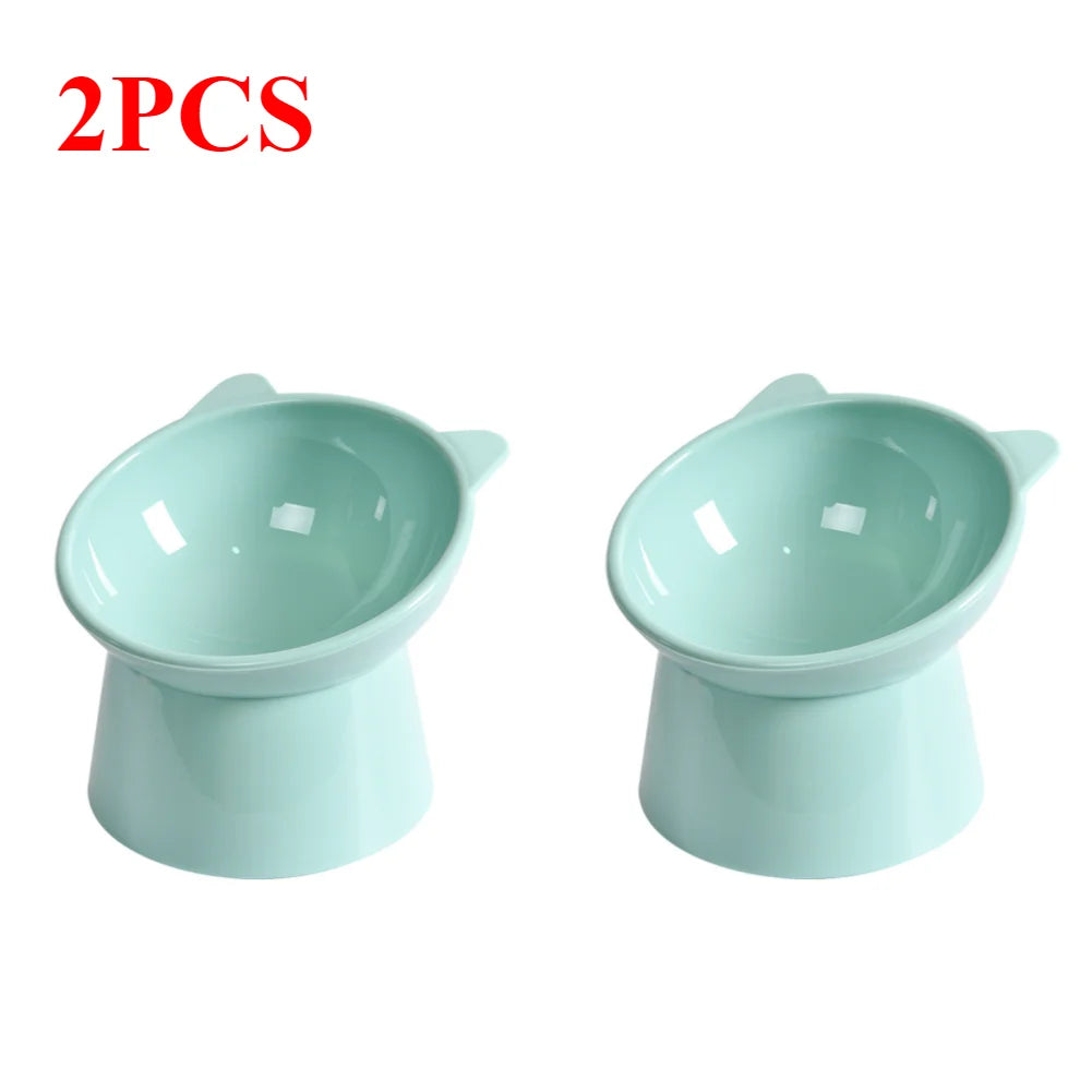  Elevated Food Bowl – Non-Slip Ergonomic Dish for Cats and Small Dogs