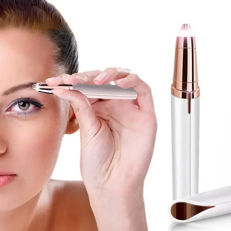 Electric Eyebrow Trimmer – USB Rechargeable Mini Hair Remover