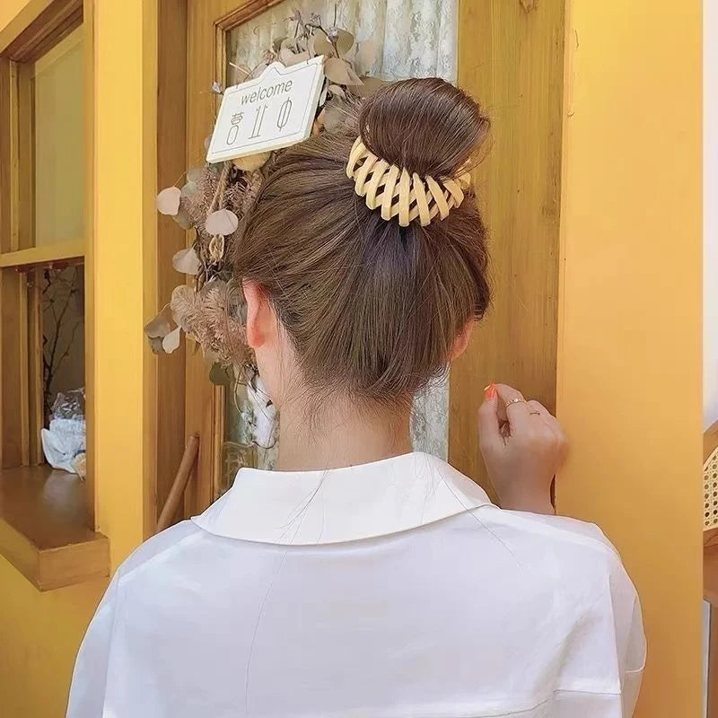 Women Bun Claw Clips Horsetail Buckle Clip Female Head wear