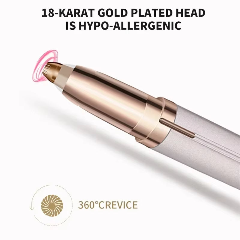 Electric Eyebrow Trimmer – USB Rechargeable Mini Hair Remover