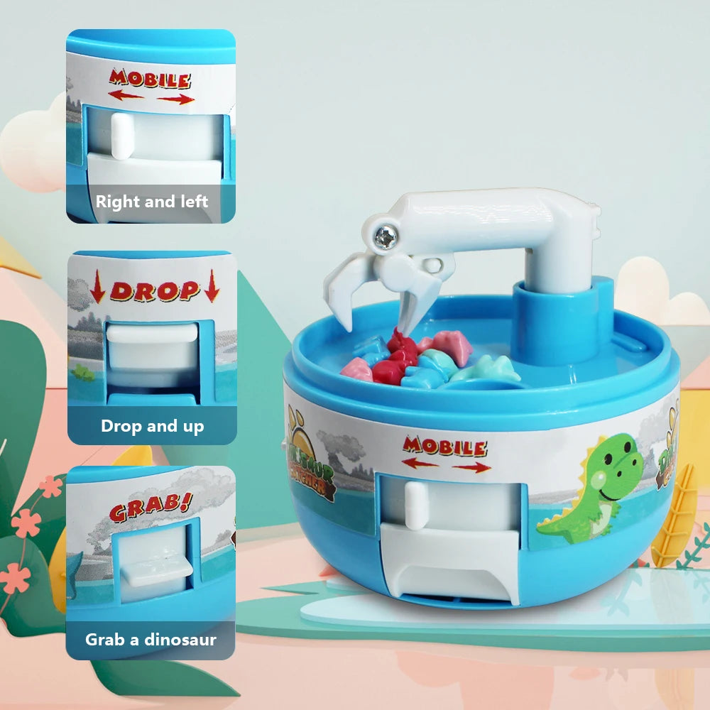 Mini Dinosaur Claw Grabber Toy – Capsule Fidget Game for Kids & Adults