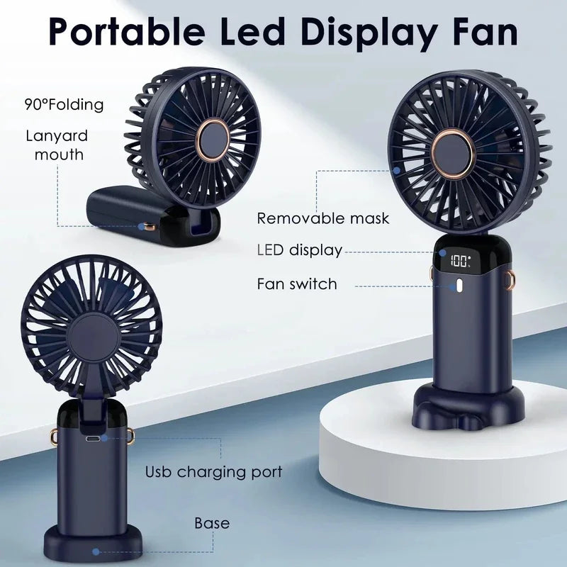 Rechargeable Mini Portable Handheld Electric Fan