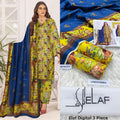 Elaf Linen Digital Print Volume – 3-Piece Printed Linen Suit (unstitched)