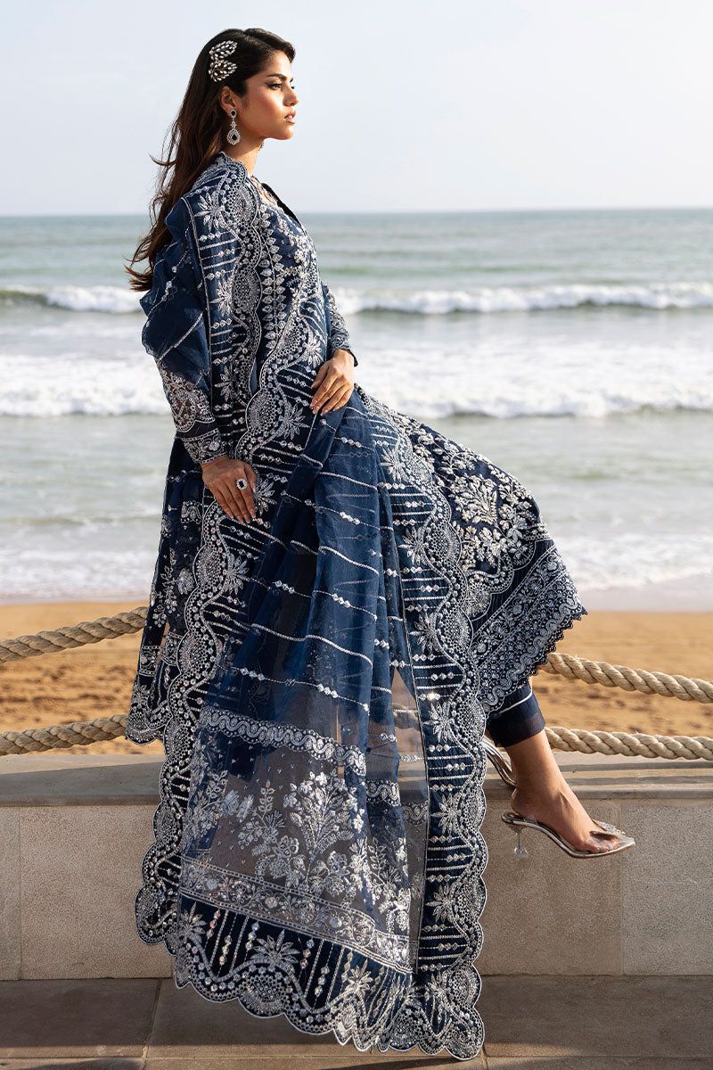 Gulaal Master Replica Net Embroidered Suit with Dupatta (unsitched)