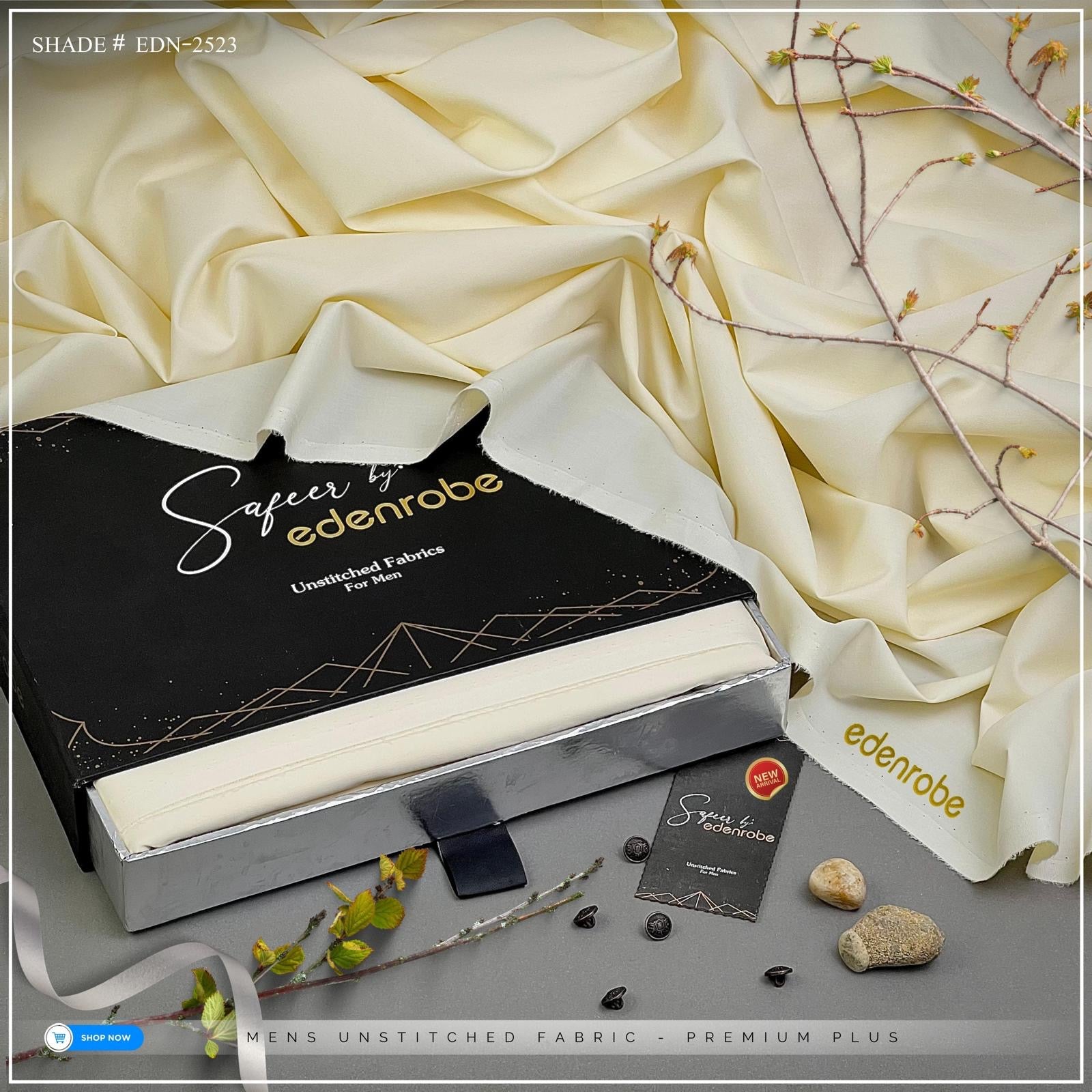 SAFEER (Unstitched) / edenrobe
Premium Wash’n Wear Fabric – Summer Edition