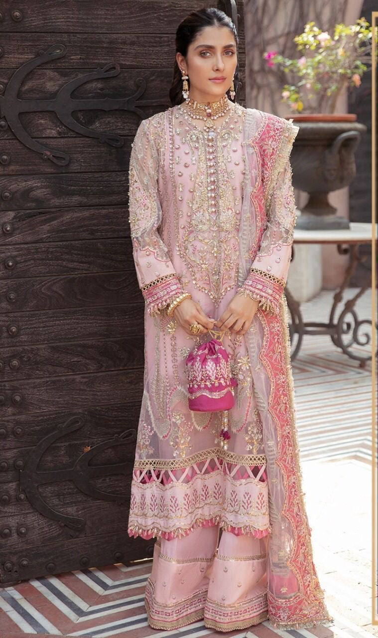 Afrozeh Stonework Organza 3PC (unstitched)