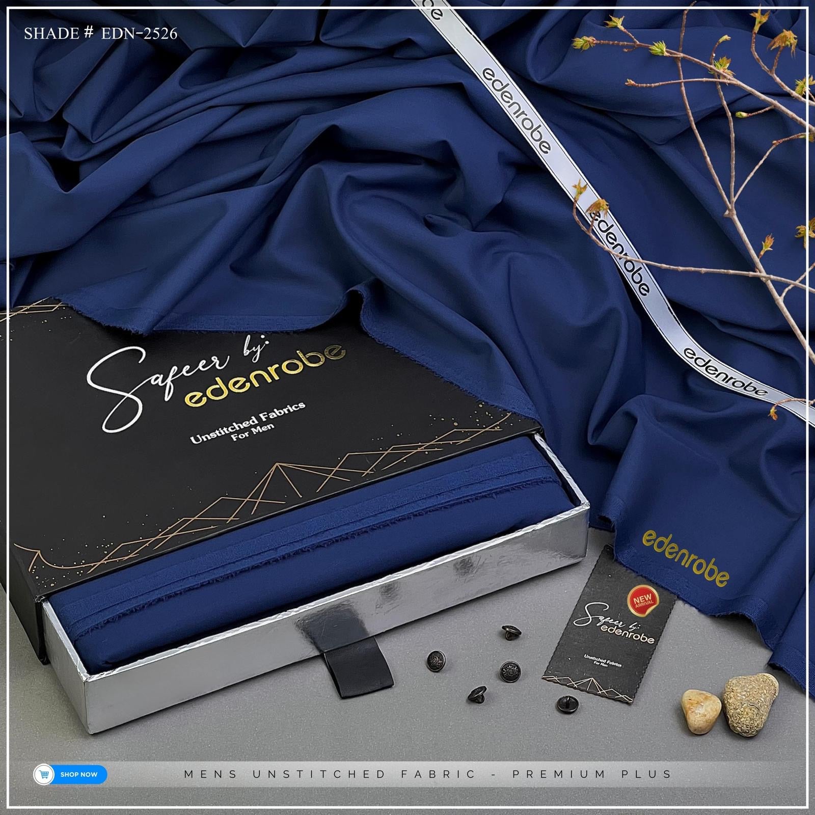 SAFEER (Unstitched) / edenrobe
Premium Wash’n Wear Fabric – Summer Edition