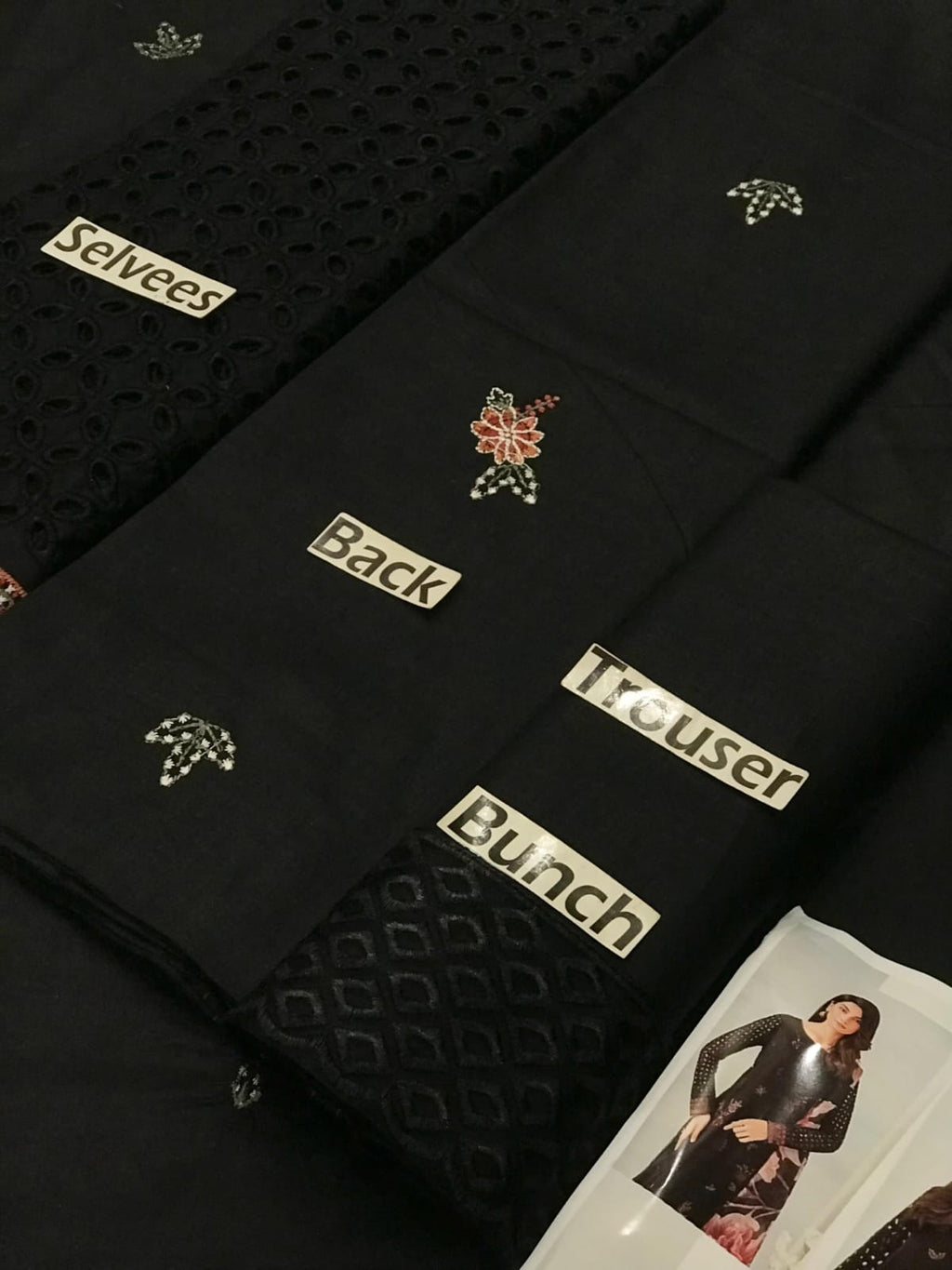 Iznik Lawn Collection Embroidered Suit with Silk Dupatta – Ahmozi (unstitched)