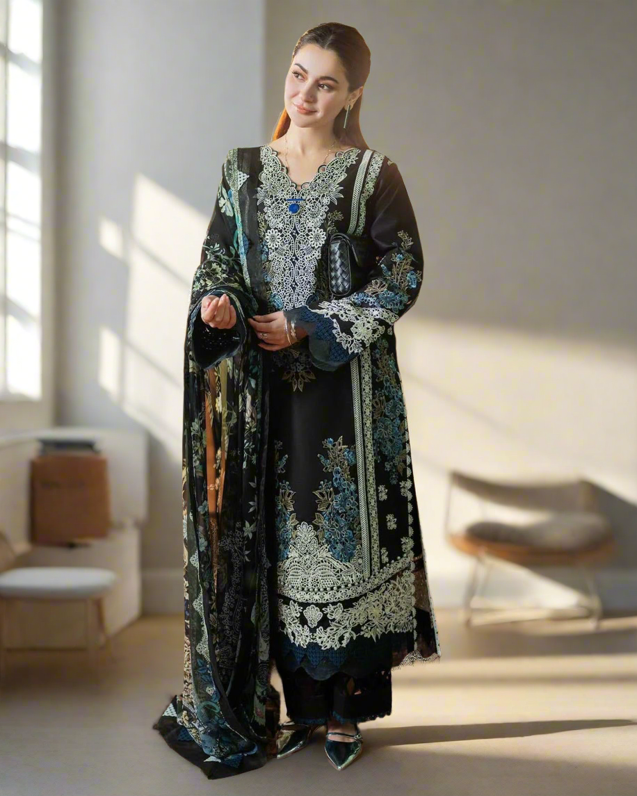 Jade embroidered premium lawn 2025